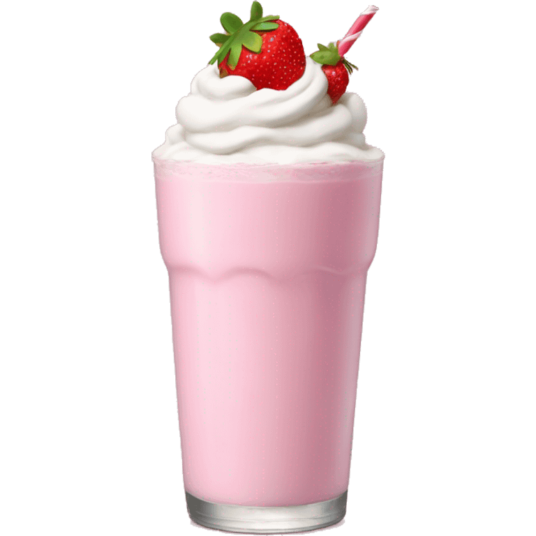 strawberry milkshake emoji