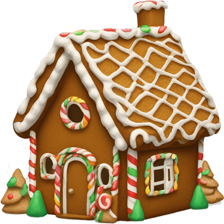 Ginger bread house emoji