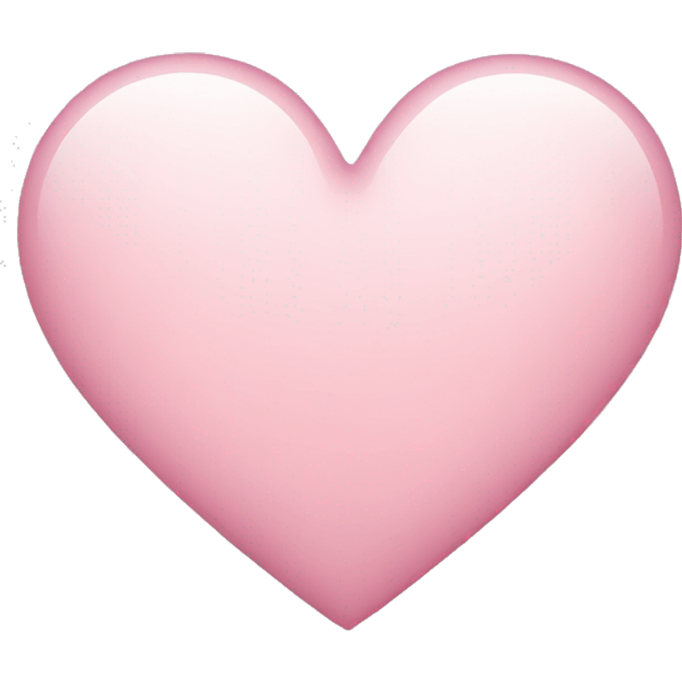 Light light pink heart emoji