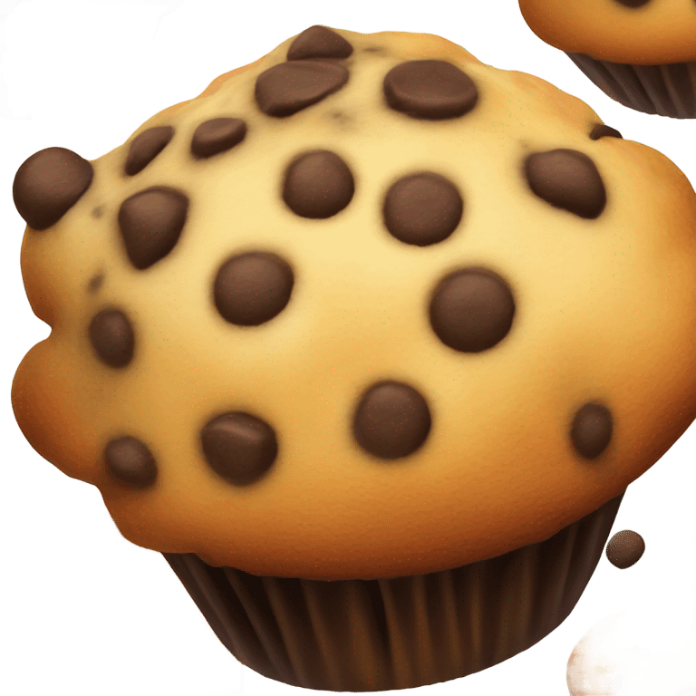 1 Single Chocolate Chip Muffin emoji