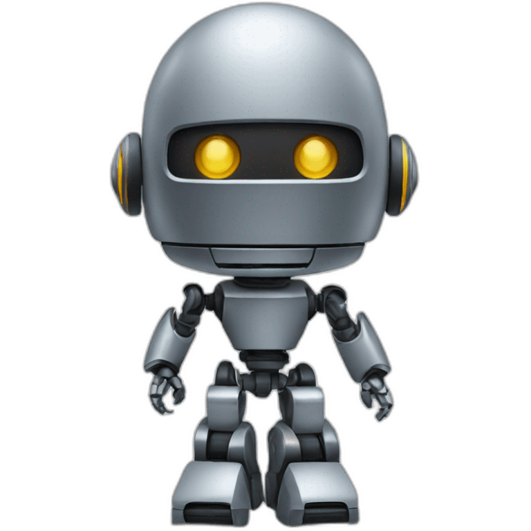 sleek robot emoji