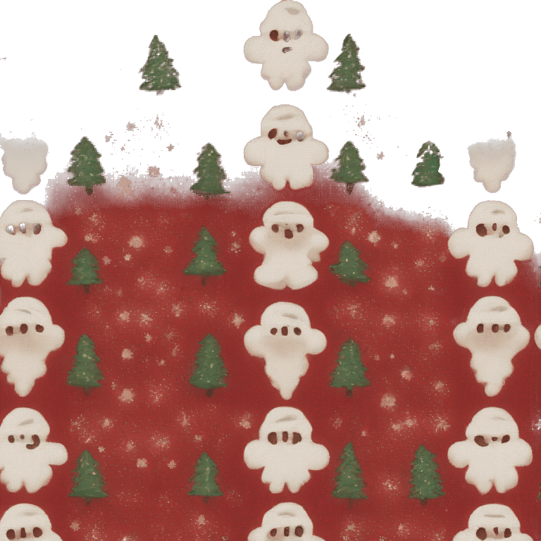 Cozy warm Christmas blanket emoji