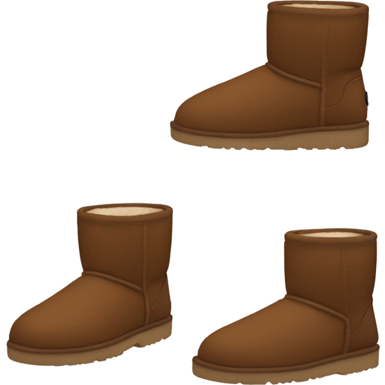 brown tasman ugg emoji