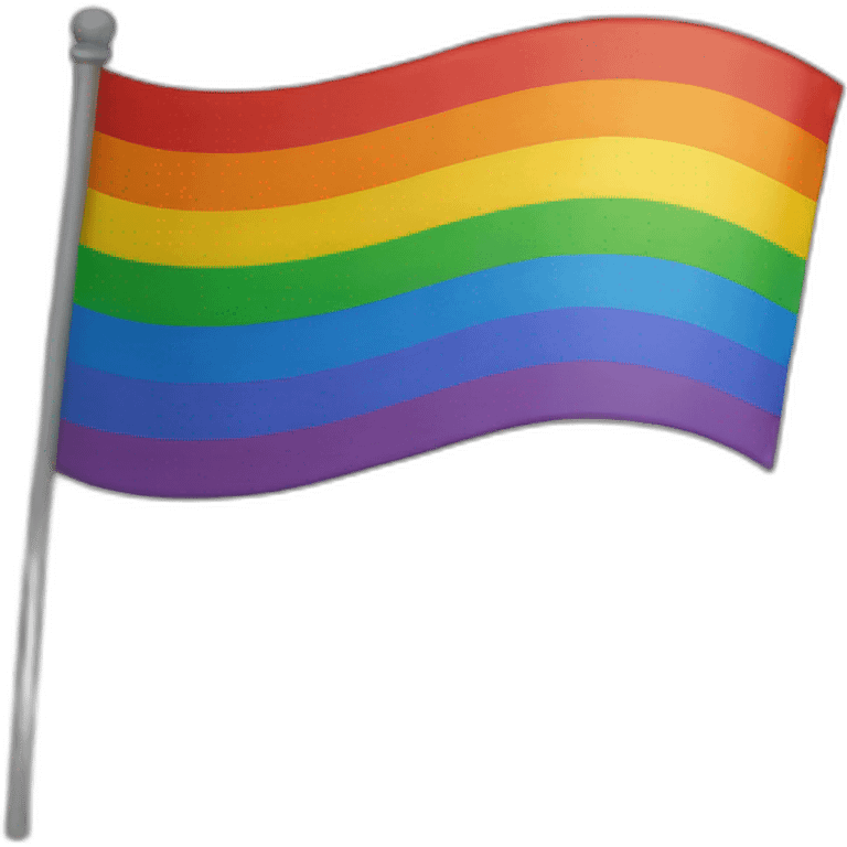 Bandera gay emoji