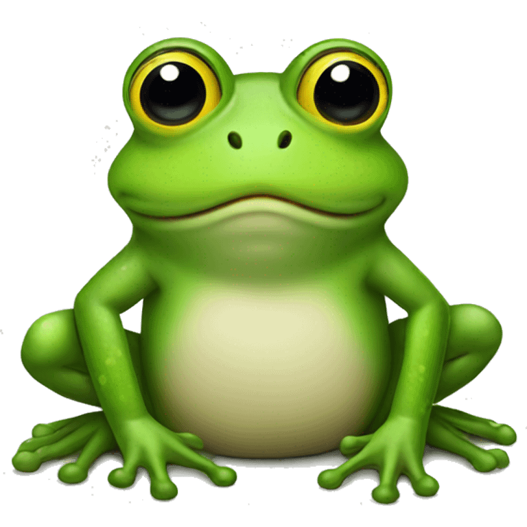 New year frog  emoji