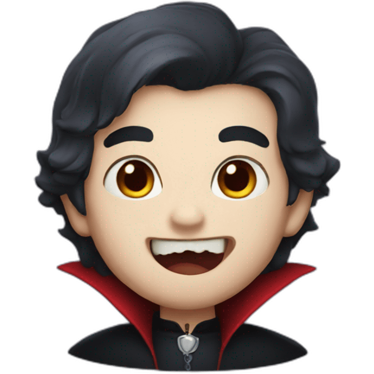 Cute vampire emoji