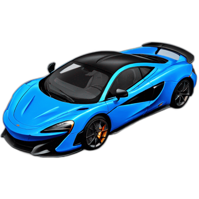 mclaren 600lt blue emoji