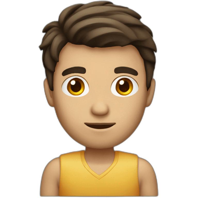 men brunette developer emoji