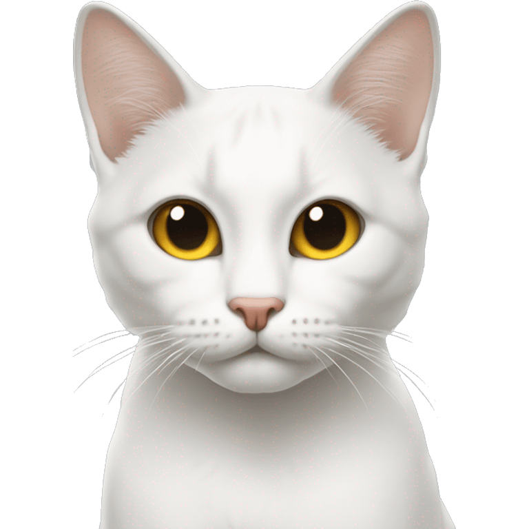 gato blanco vago emoji