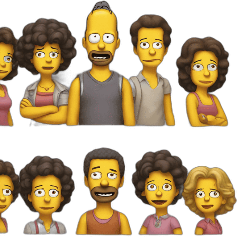 Simpson’s family emoji