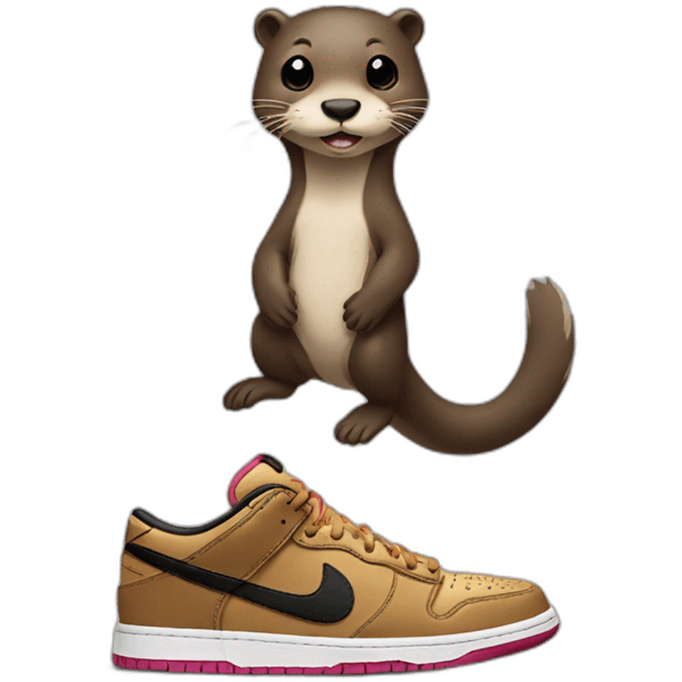 otter with nike dunks emoji