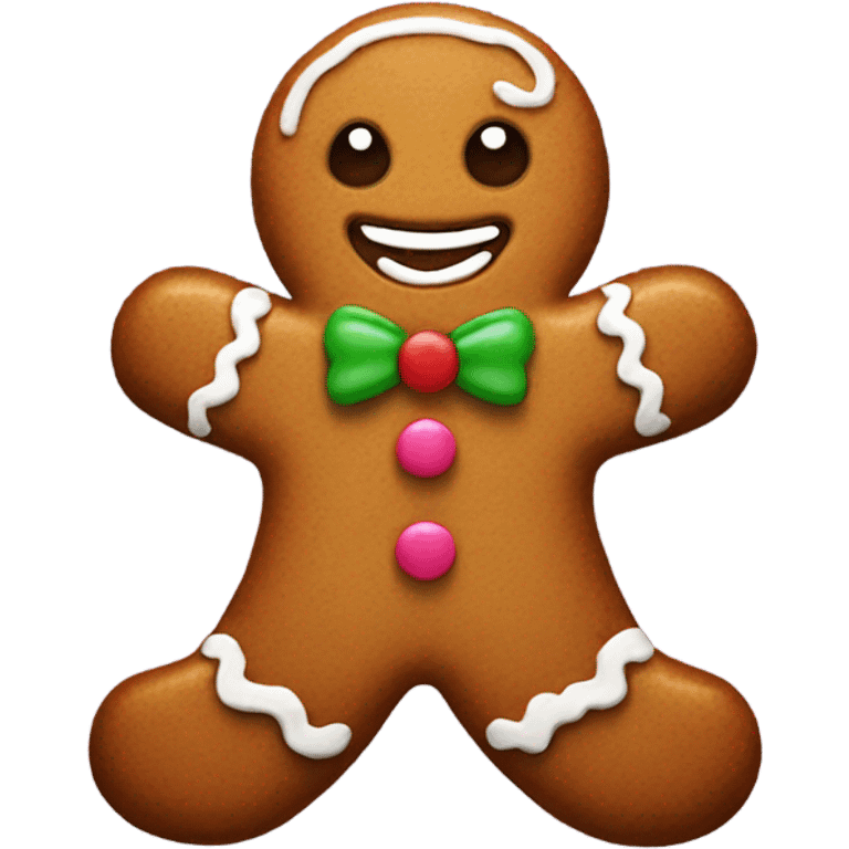 gingerbread man emoji