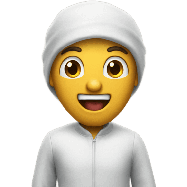 emoji pronunciando el sonido i emoji