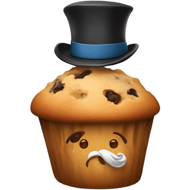 Muffin with a monocle  emoji