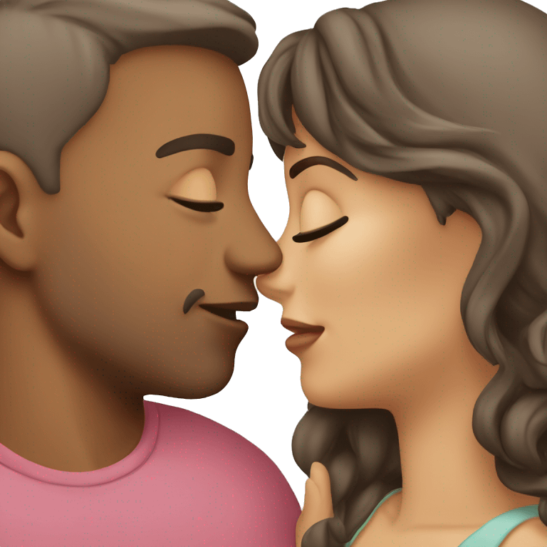 Couples kissing emoji