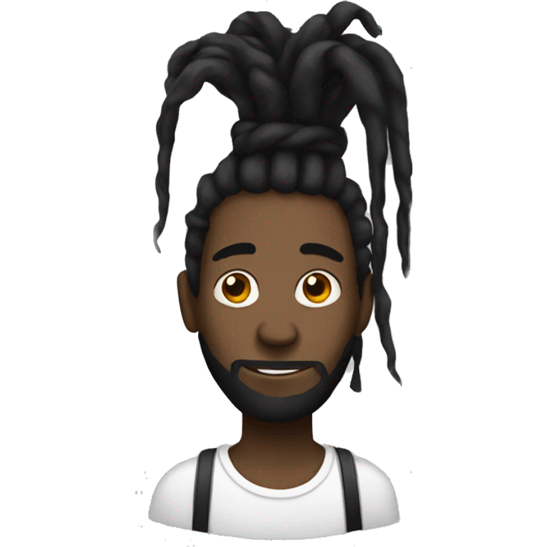 black dreadhead emoji