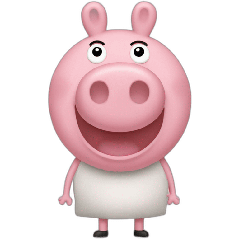 big peppa pig emoji