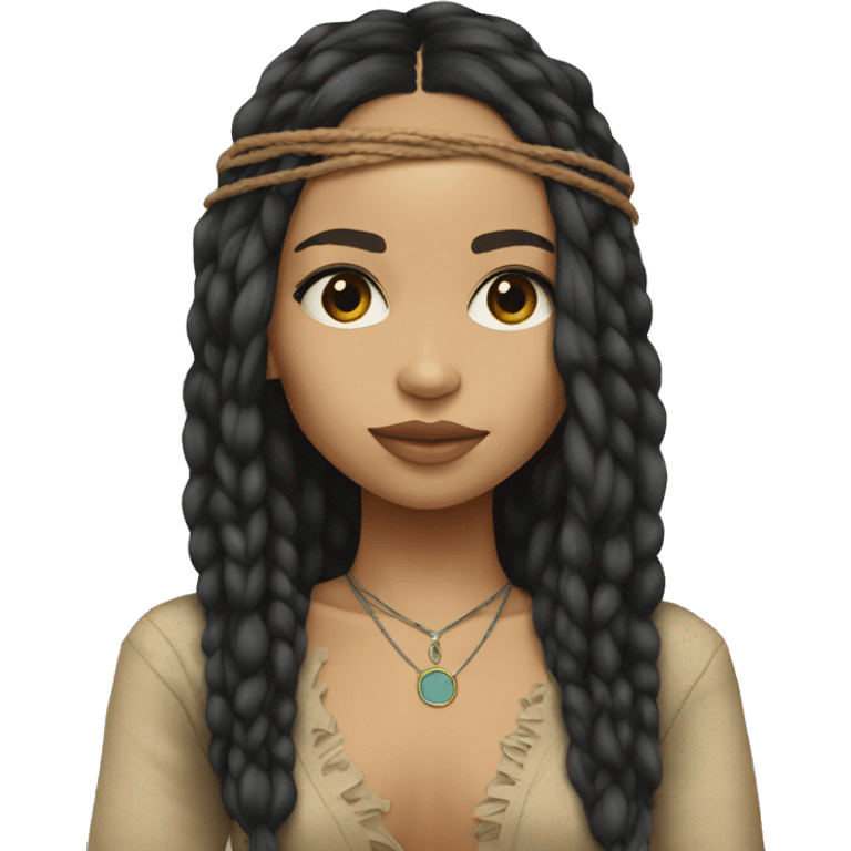 Zoe Kravitz, Portrait, Hippie Clothes emoji