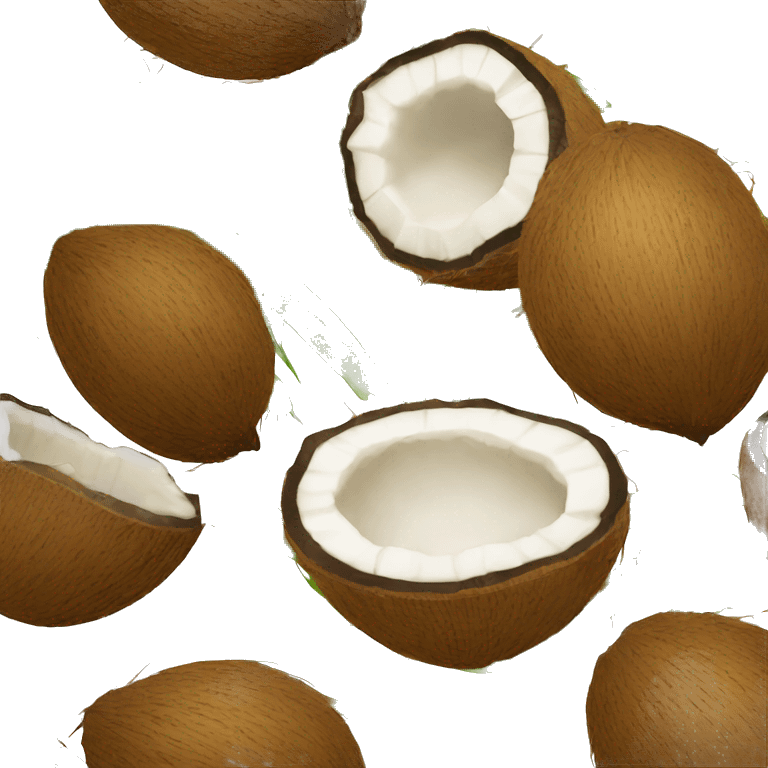 open coconut emoji