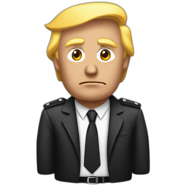 donald-trump-arrested emoji