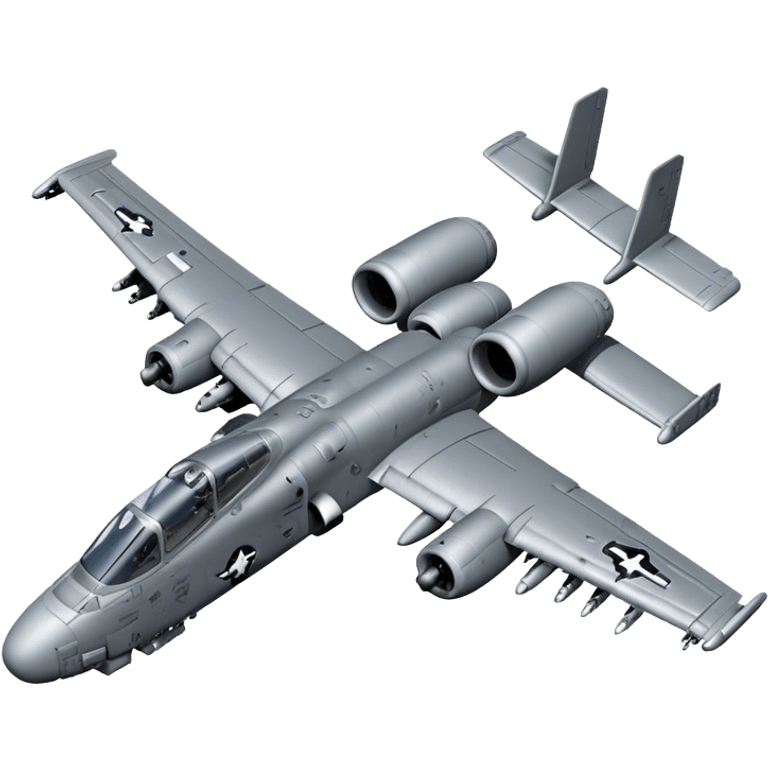 A-10 Thunderbolt II - Fairchild Republic (Grey) emoji