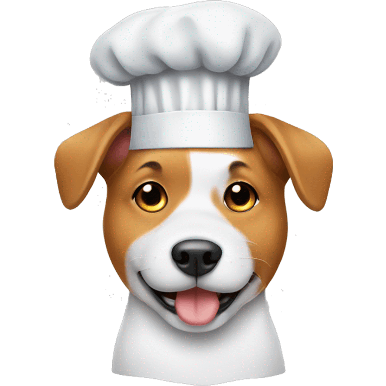 Dog with chef hat emoji