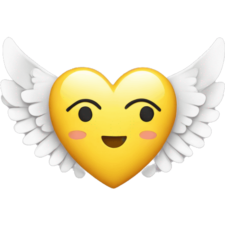 heart with angel wings emoji