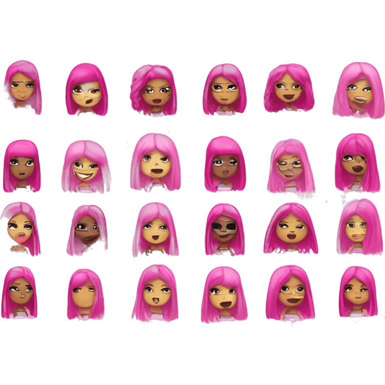 nicki minaj pink friday girls emoji