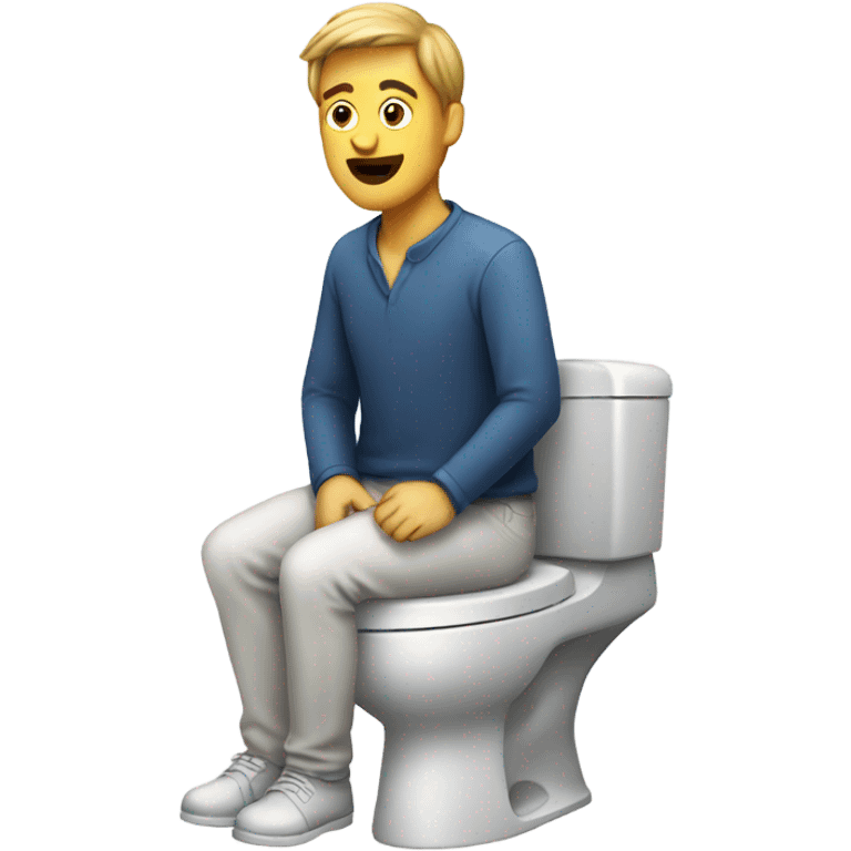 Man in toliet emoji