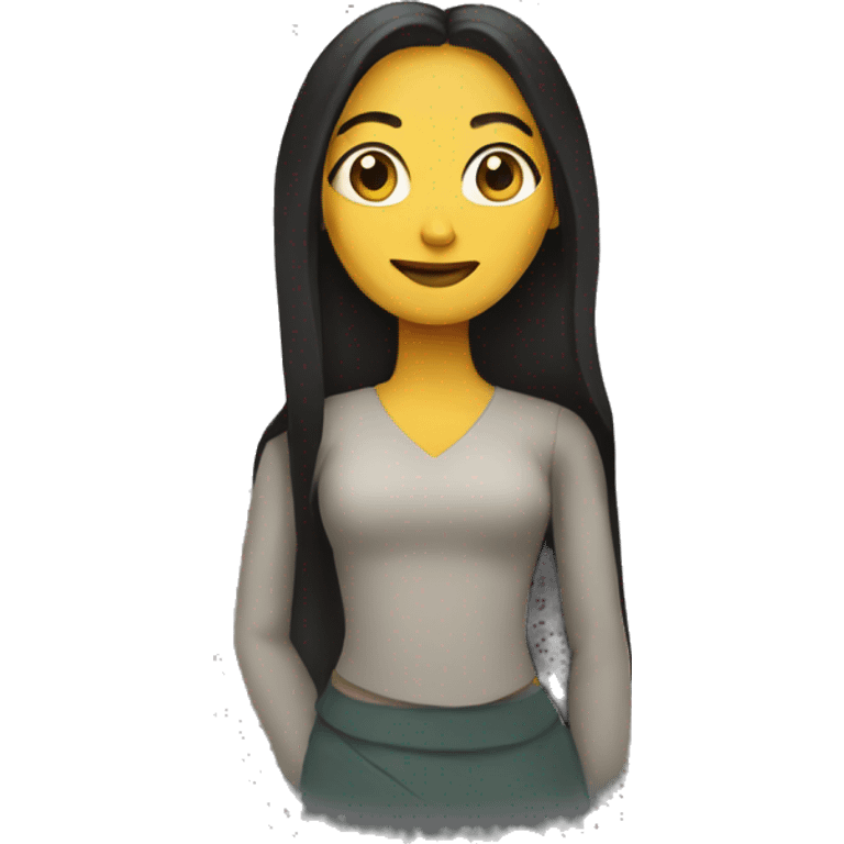 Mujer mona emoji