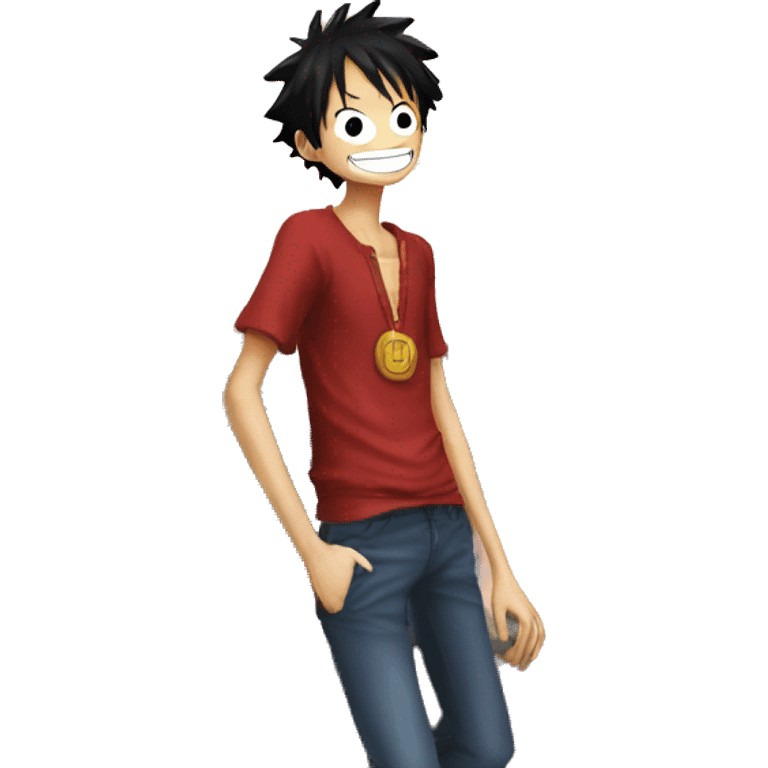 Luffy in paris  emoji