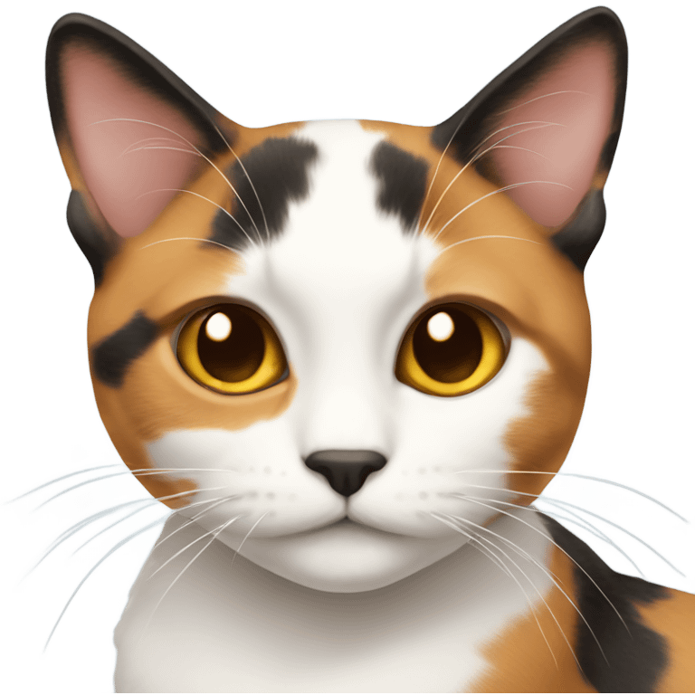 Calico cat emoji