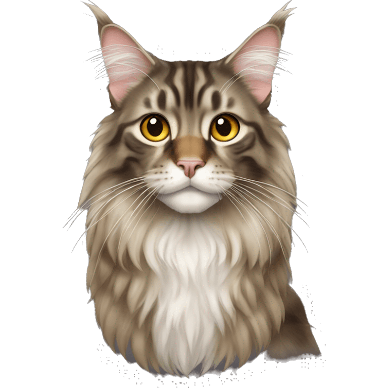 Maine coon cat  emoji