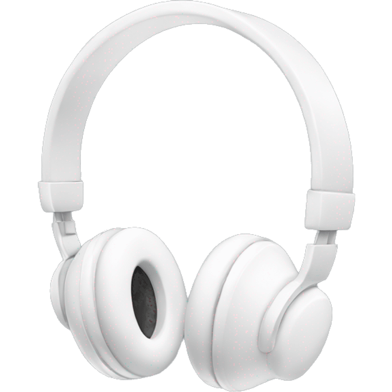 White headphones with bows emoji