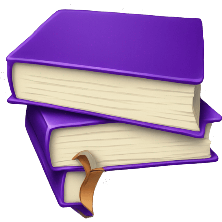 books magnet purple emoji