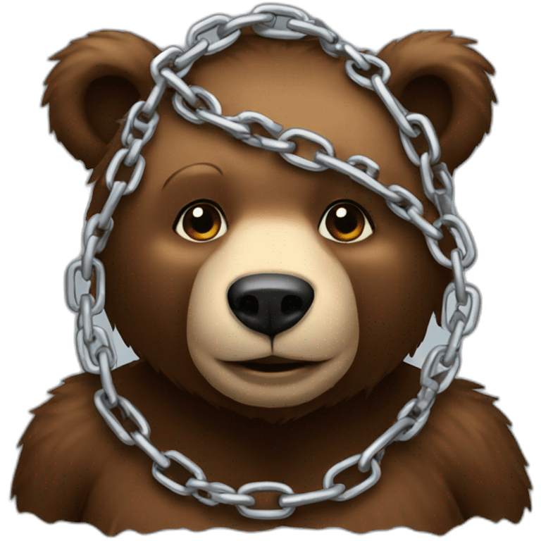 bear-chain emoji