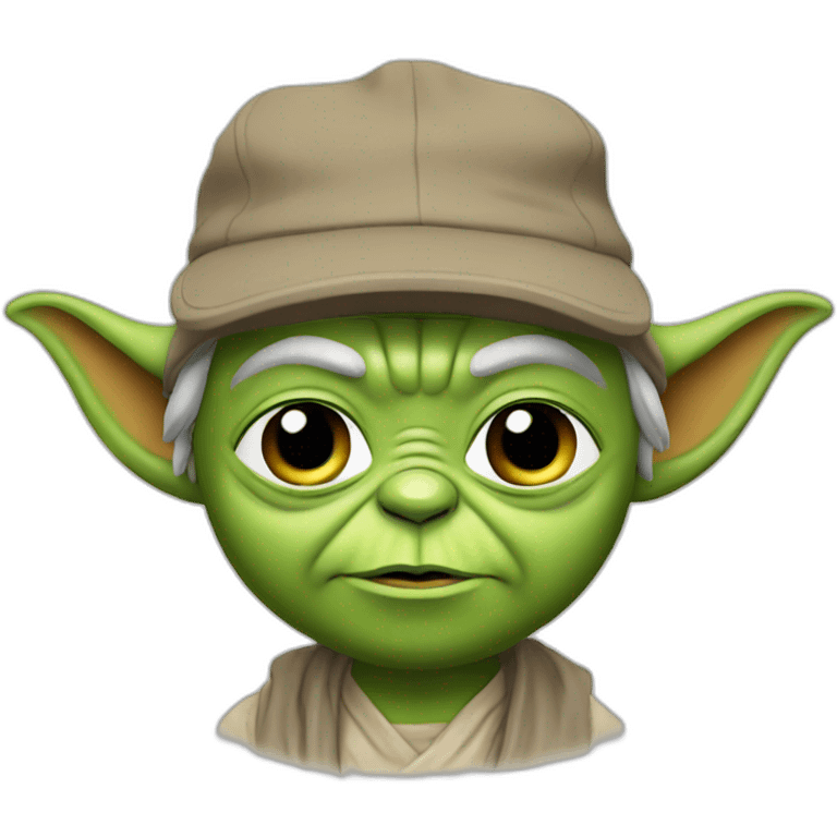 Yoda avec casquette emoji