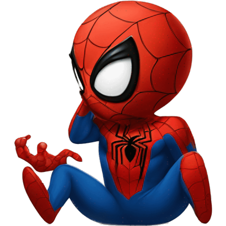 pregnant spider man emoji