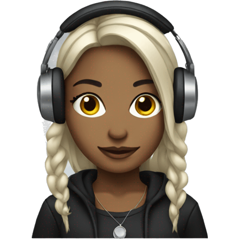 Dj girl emoji