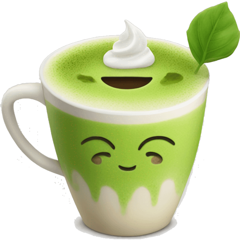 Matcha latte emoji