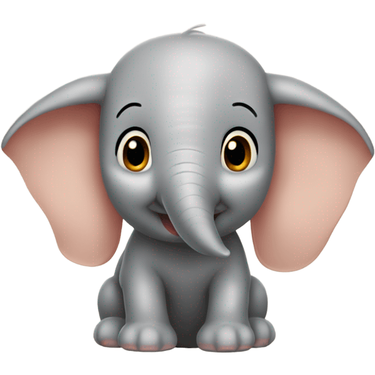 Beige dumbo  emoji