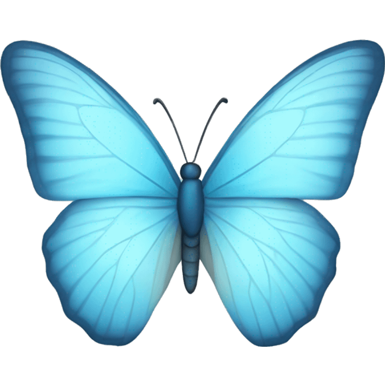 Light blue butterfly emoji