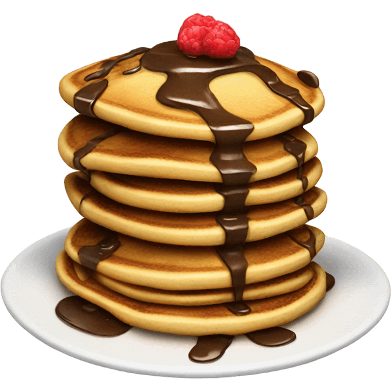 Chocolate chip pancakes  emoji