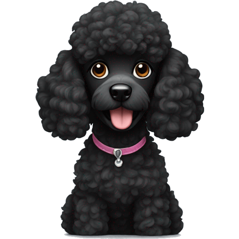 black poodle emoji