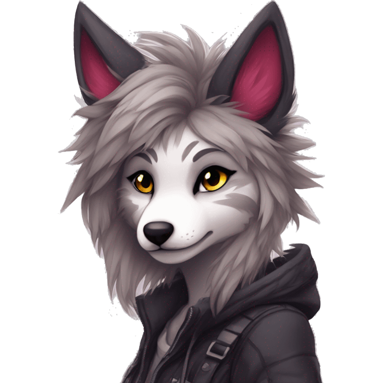 Edgy modern anthro furry by Falvie, LiLaiRa, AngieWolf emoji