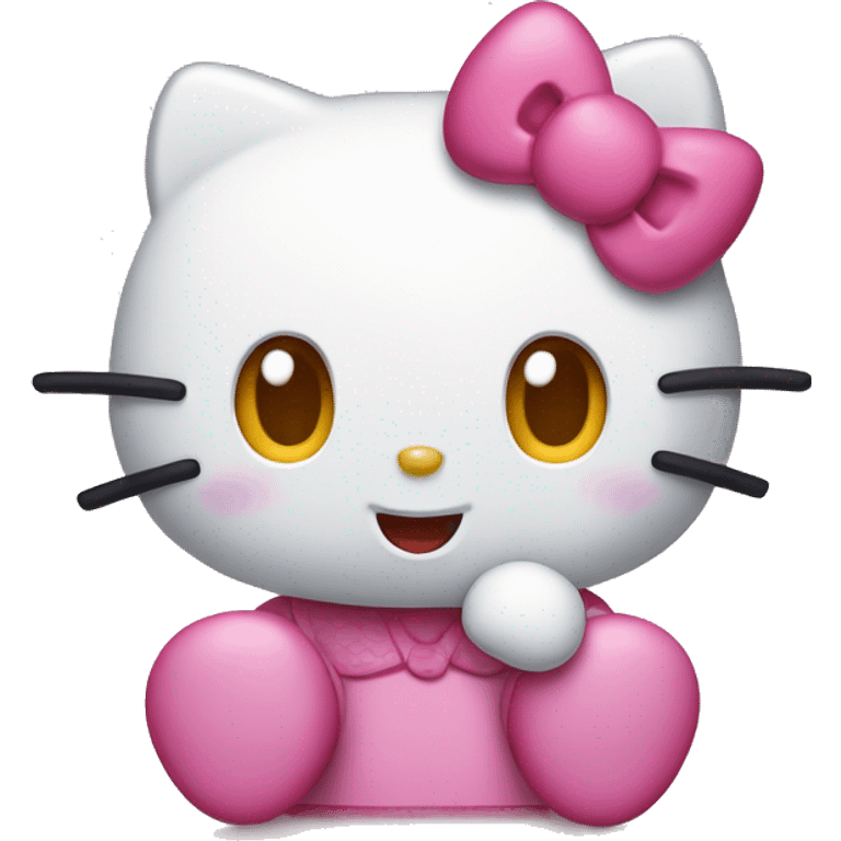 excited hello kitty emoji