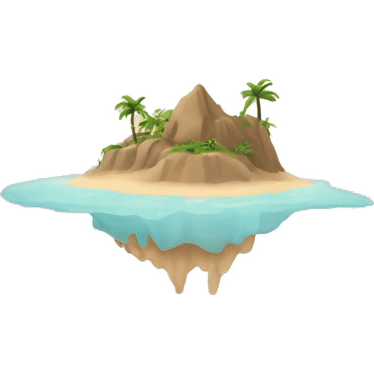 Beige asthetic Island  emoji