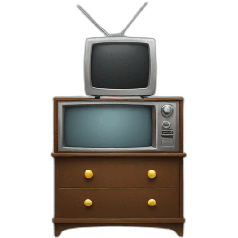 modern flat TV emoji