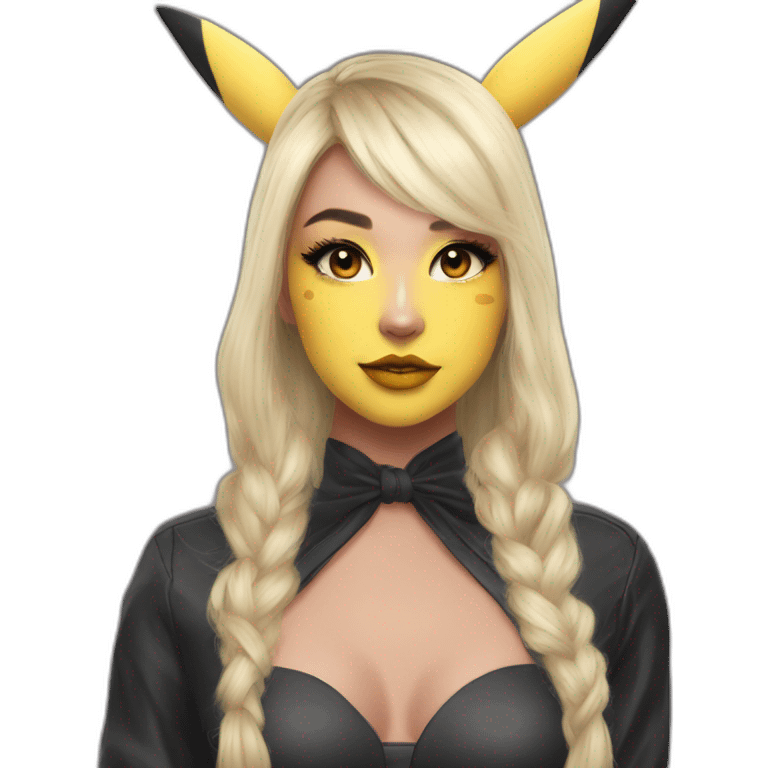 Morgane Makeup en maquillage pikachu emoji