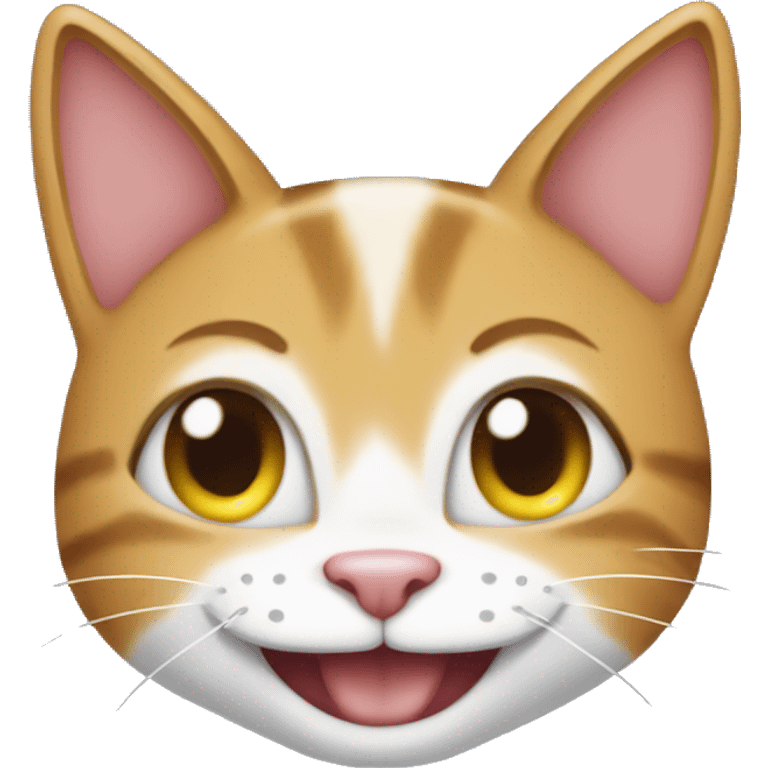 cat smile thooth emoji